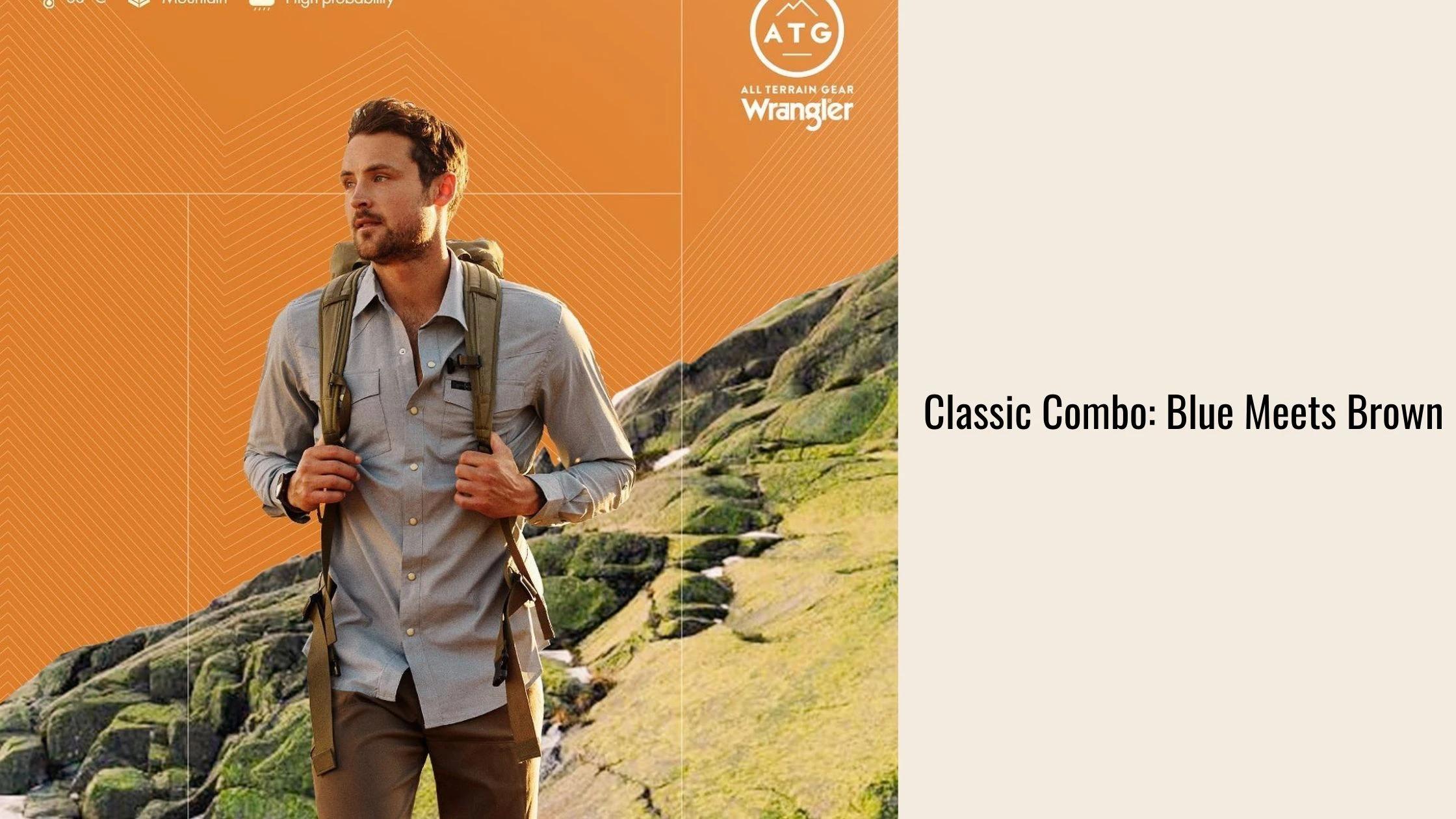 Classic Combo: Blue Shirt and Brown Pants - Your Everyday Style Essentials